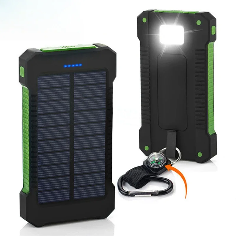 Solar Charger Panel Foldable - Przenośny powerbank solarny 20000mAh, wodoodporny zewnętrzny