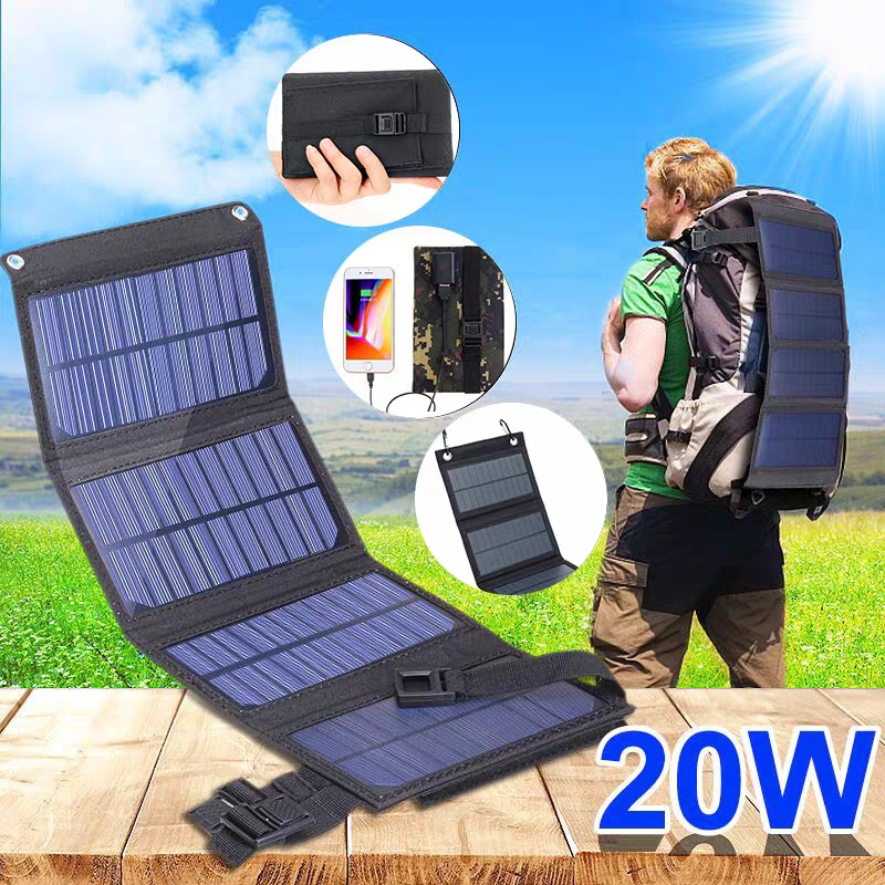 Solar Charger Panel Foldable - Składany panel słoneczny 20W 50W 60W