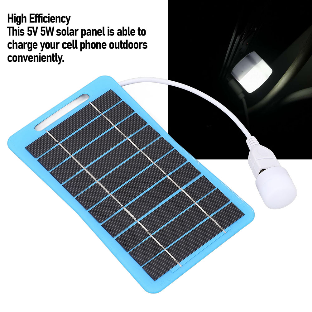 Solar Charger Panel Foldable - Polikrystaliczne krzemowe panele słoneczne 5W5V USB