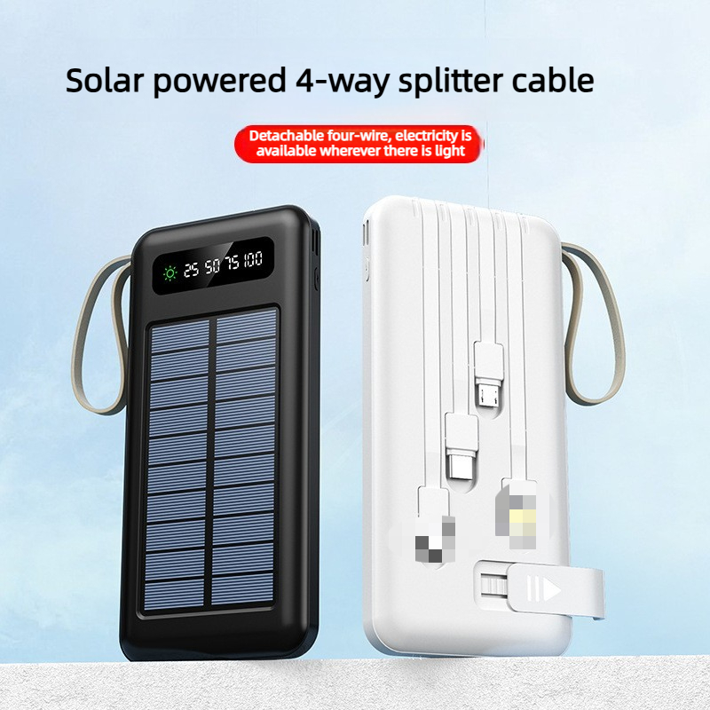 Solar Charger Panel Foldable - 10000/20000mAh Zewnętrzny Solarny Power Bank o