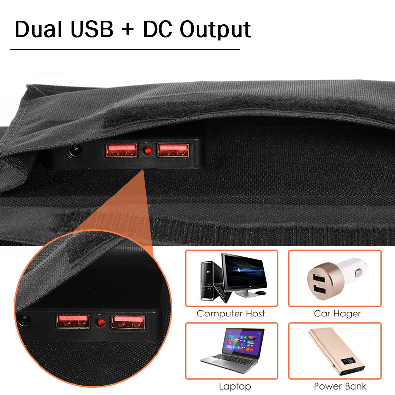 Składana ładowarka solarna USB – Solar Charger Panel Foldable recenzja i cena