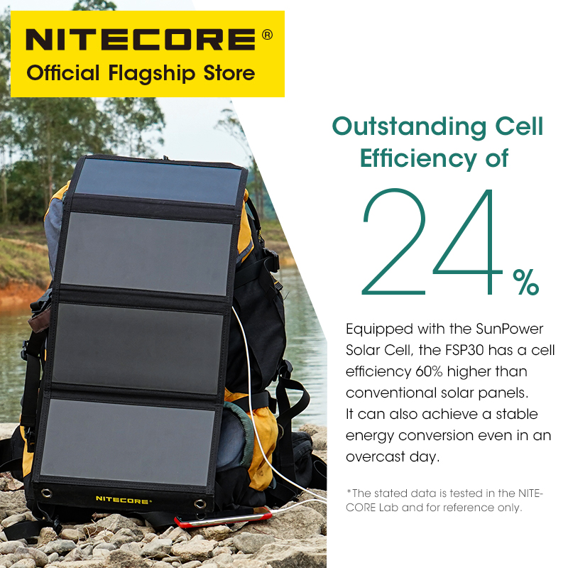 NITECORE FSP30 30 30W przenośn – Solar Charger Panel Foldable recenzja i cena
